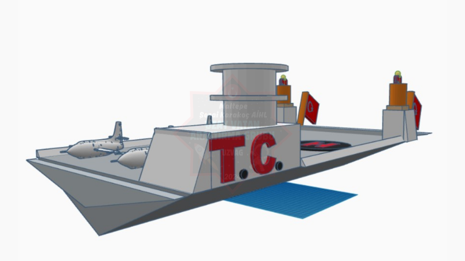 Ucak Gemisi Model (2)