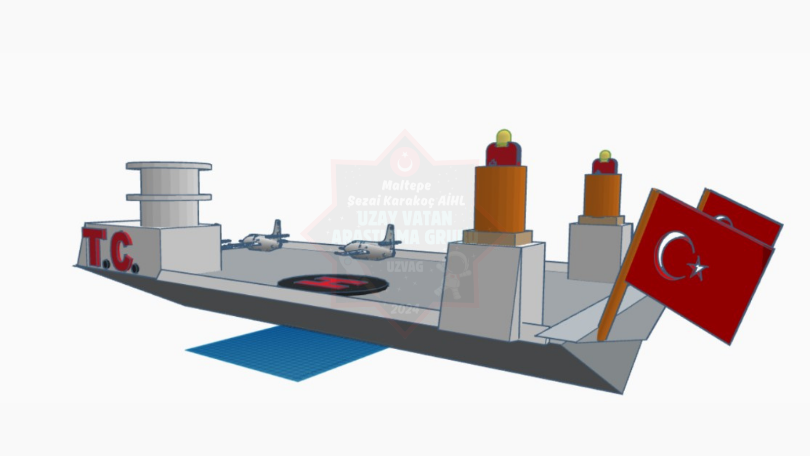 Ucak Gemisi Model (4)