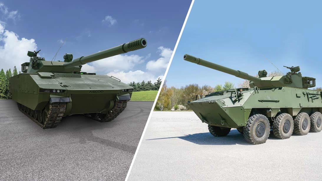 Elbit Systems Pandur Ascod Sabrah Light Tank Hafif Tank