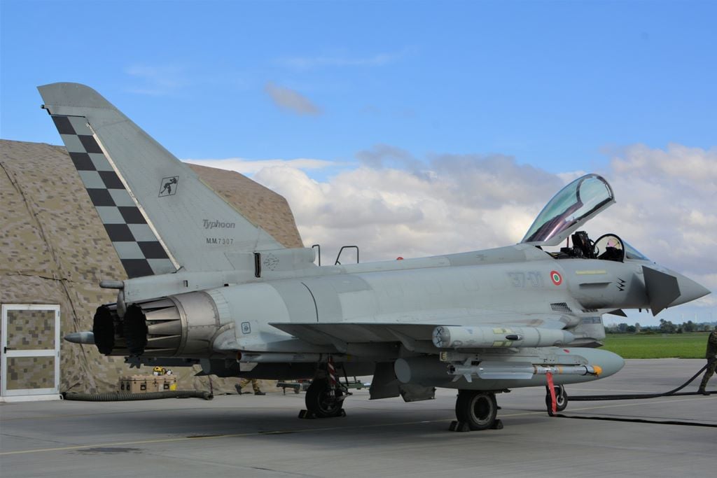 Italian Air Force Deploys Typhoons To Poland1