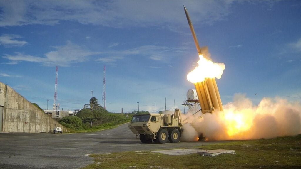 The First Of Two Terminal High Altitude Area Defense T H A A D Interceptors Is Launched During A Successful Intercept Test U S Army 1024X576