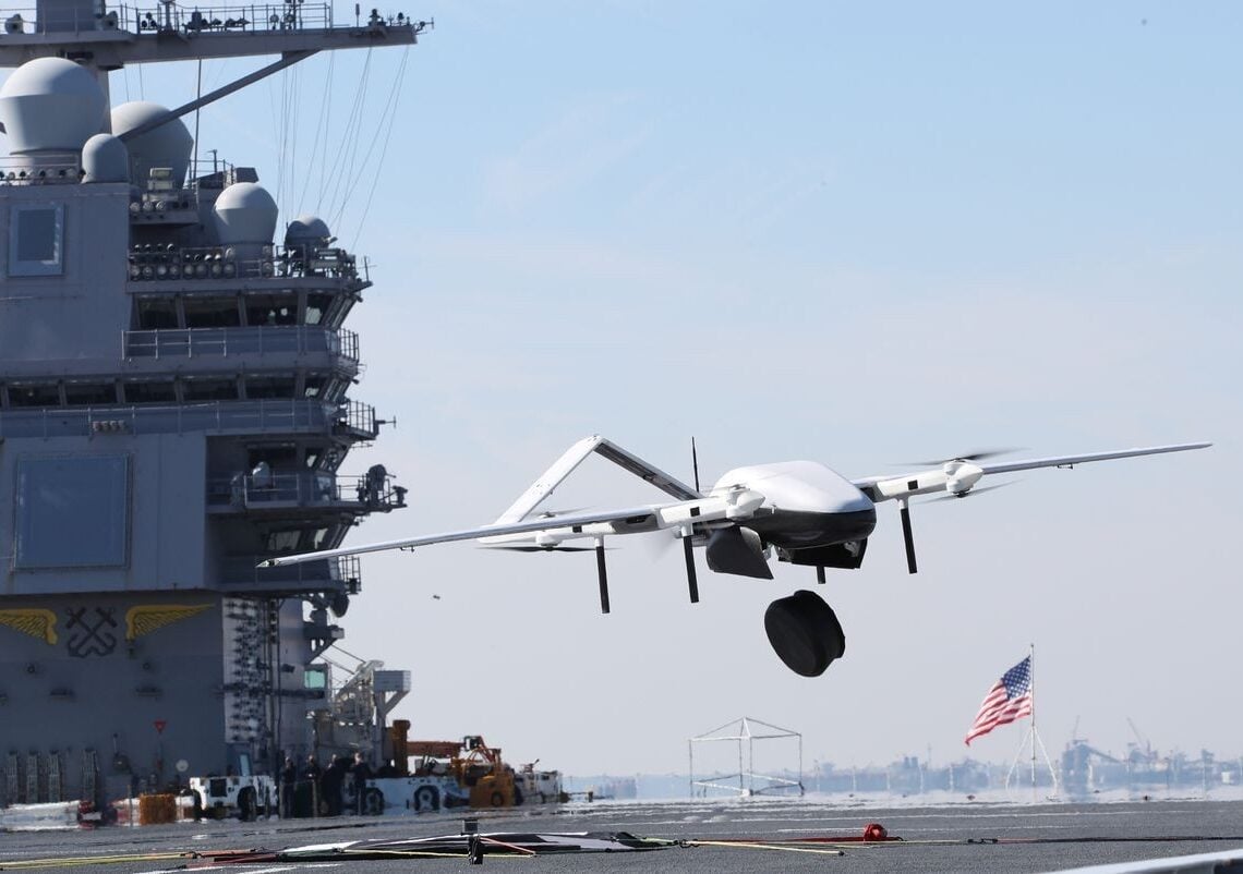 Us Navy Drones Pass Another Test Of Unmanned Cargo Delivery To Moving Ships 9 1140X802