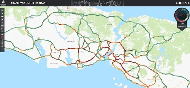 Y O G U N L U K T R A F İ K,