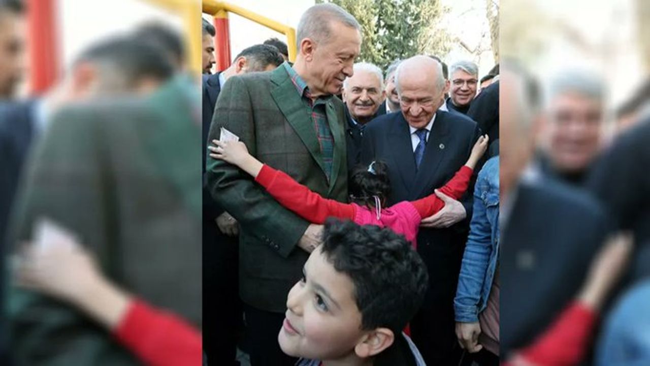 Cumhurbaşkanı Erdoğan ve MHP Lideri Devlet Bahçeli'ye sarılan minik Eylül'ün hayali gerçek oldu