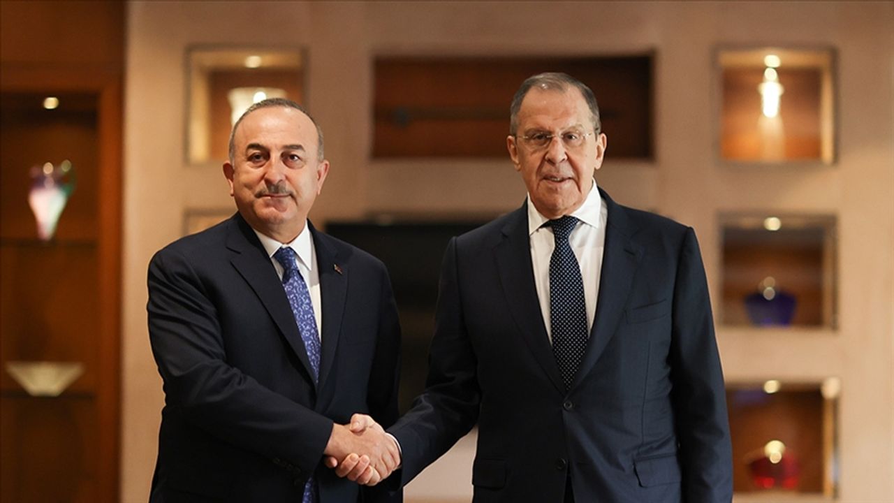 Dışişleri Bakanı Çavuşoğlu, Rusya Dışişleri Bakanı Lavrov ile görüştü