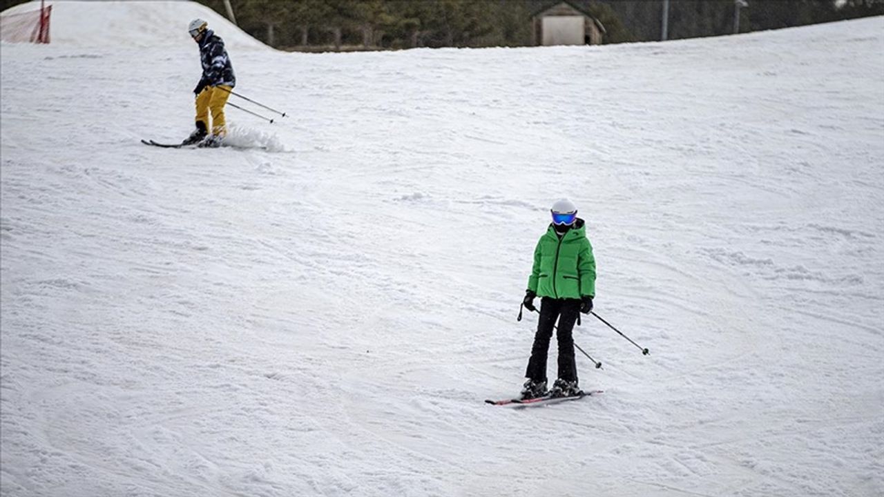 Palandöken Kayak Merkezi, suni karlama sayesinde martta da kayak imkanı sunuyor