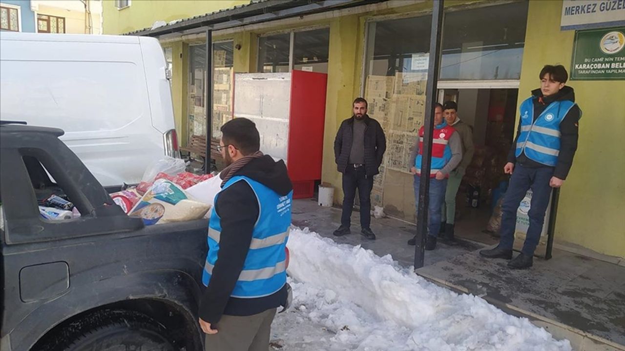 Erzurum'dan Adıyaman'daki depremzedelere 25 ton gıda malzemesi gönderildi
