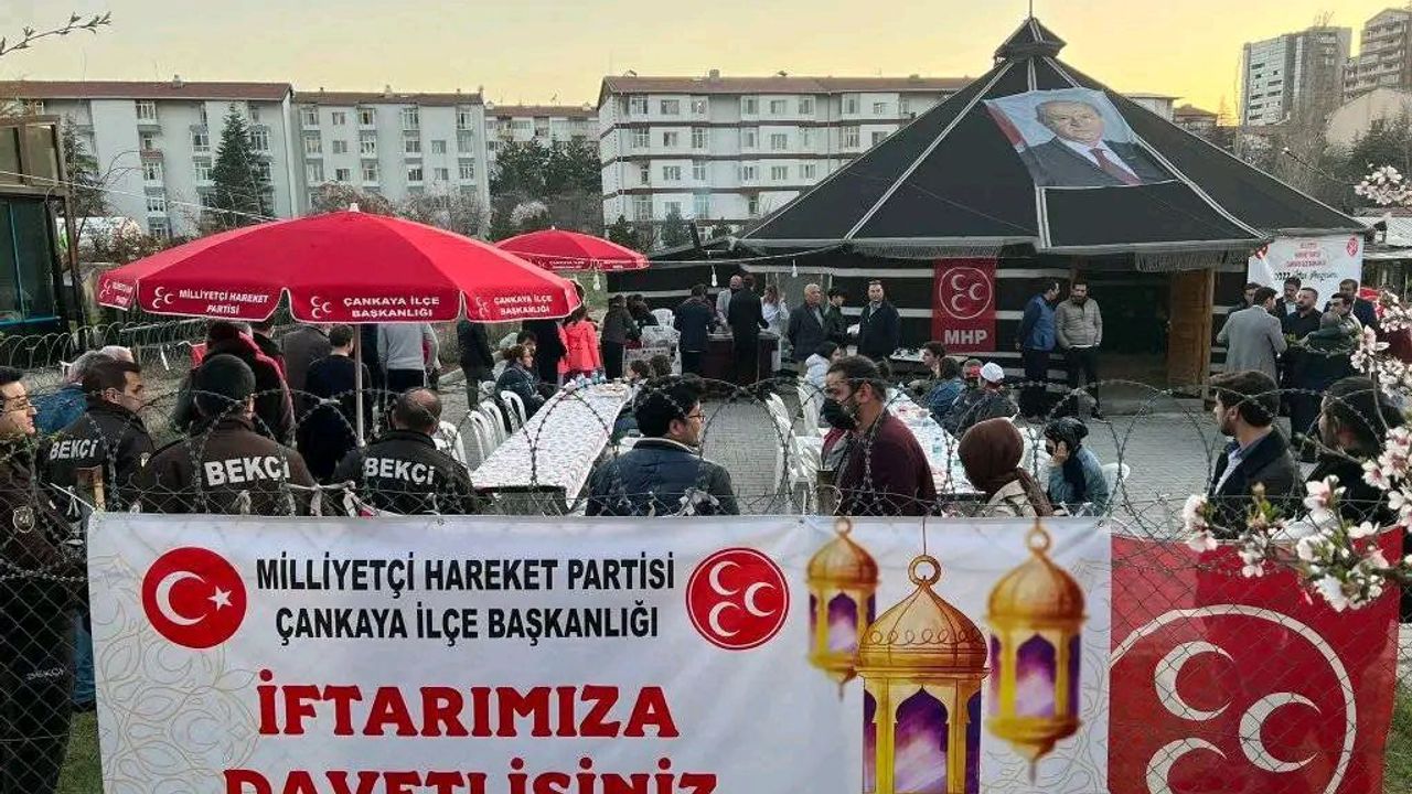 MHP Çankaya ilçe başkanlığı iftar çadırını bu yıl da açıyor