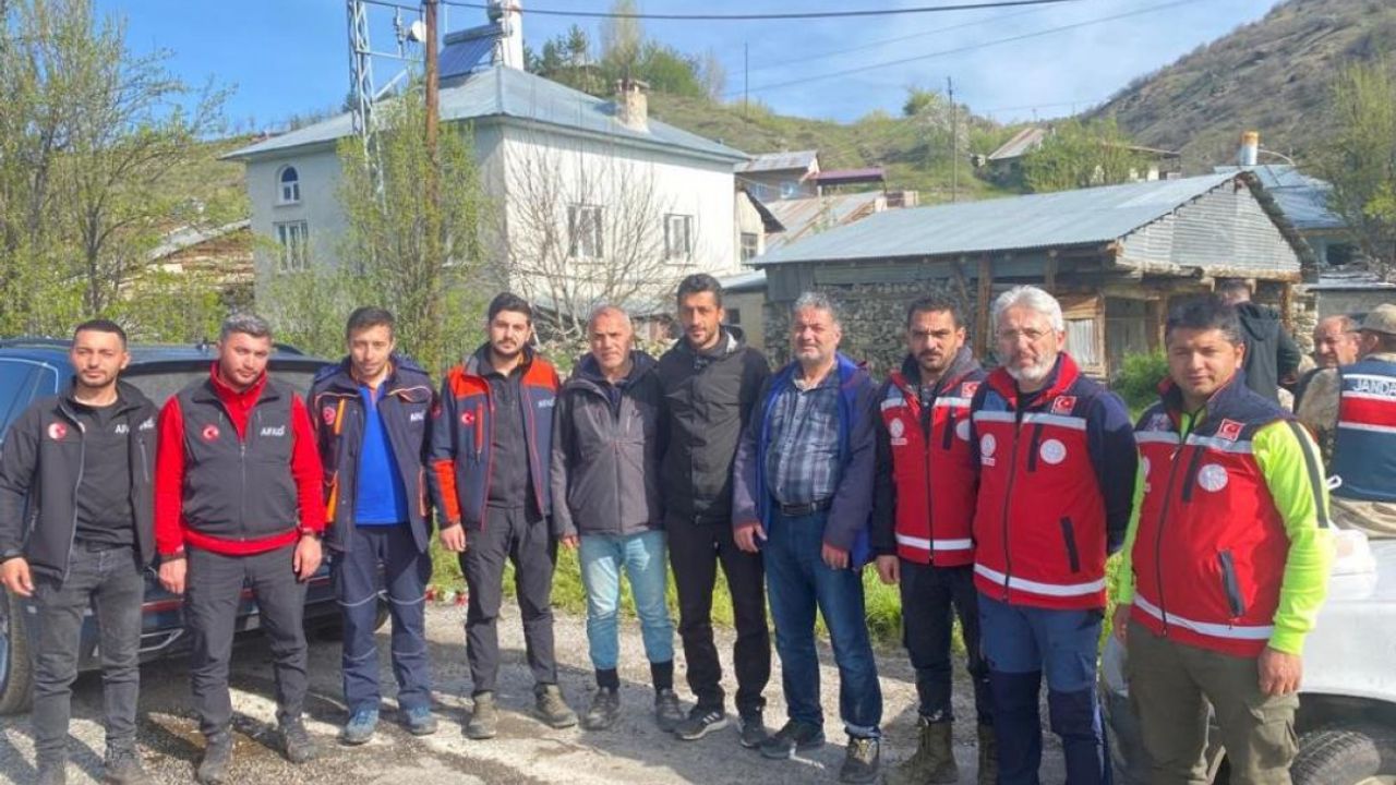 Erzincan'da kaybolan 2 kişi 10 saat sonra bulundu