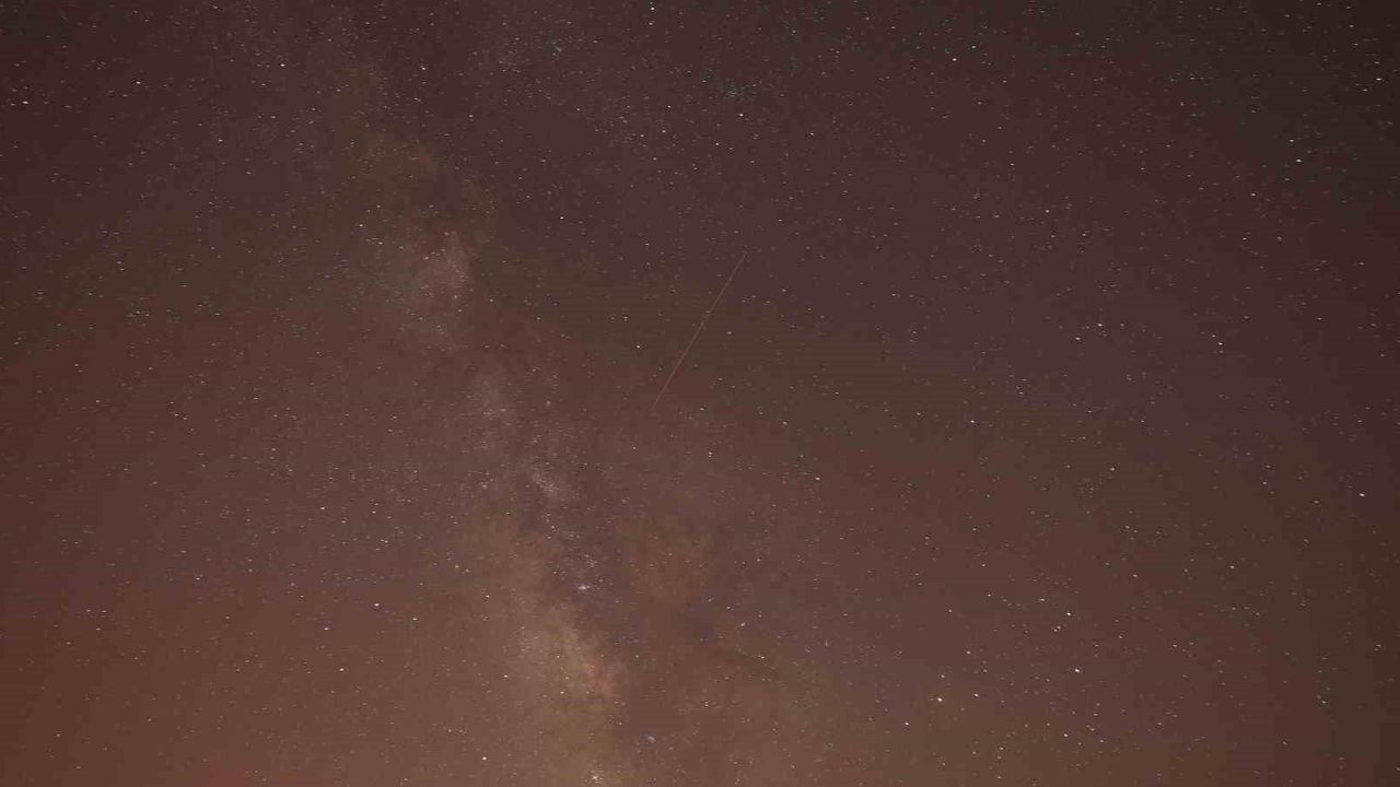Meteor yağmuru Erciyes’te görsel şölen oluşturdu