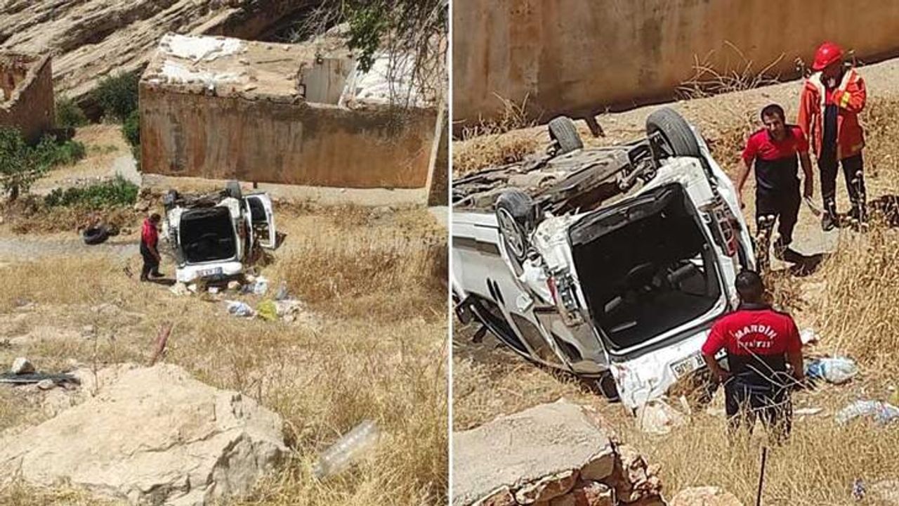 Mardin'de piknik yolunda kaza: 1'i ağır 10 yaralı