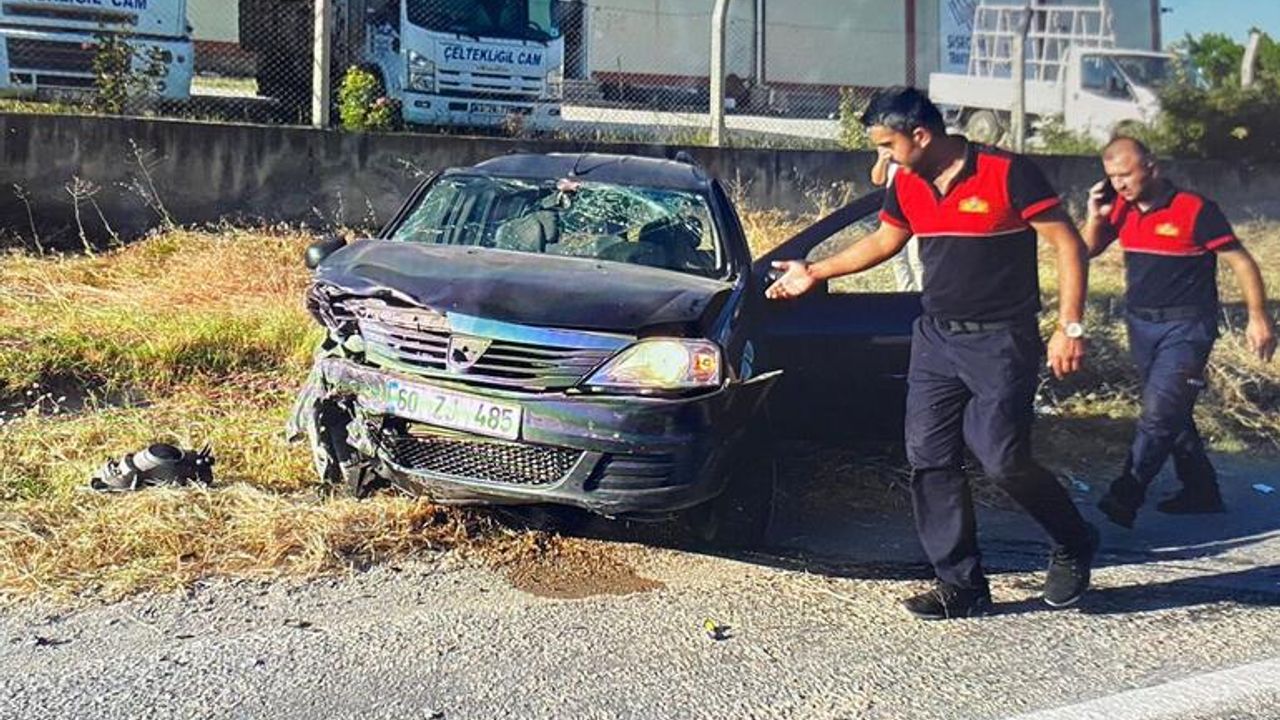 Tokat'ta iki otomobil çarpıştı: 1 ölü, 3 yaralı