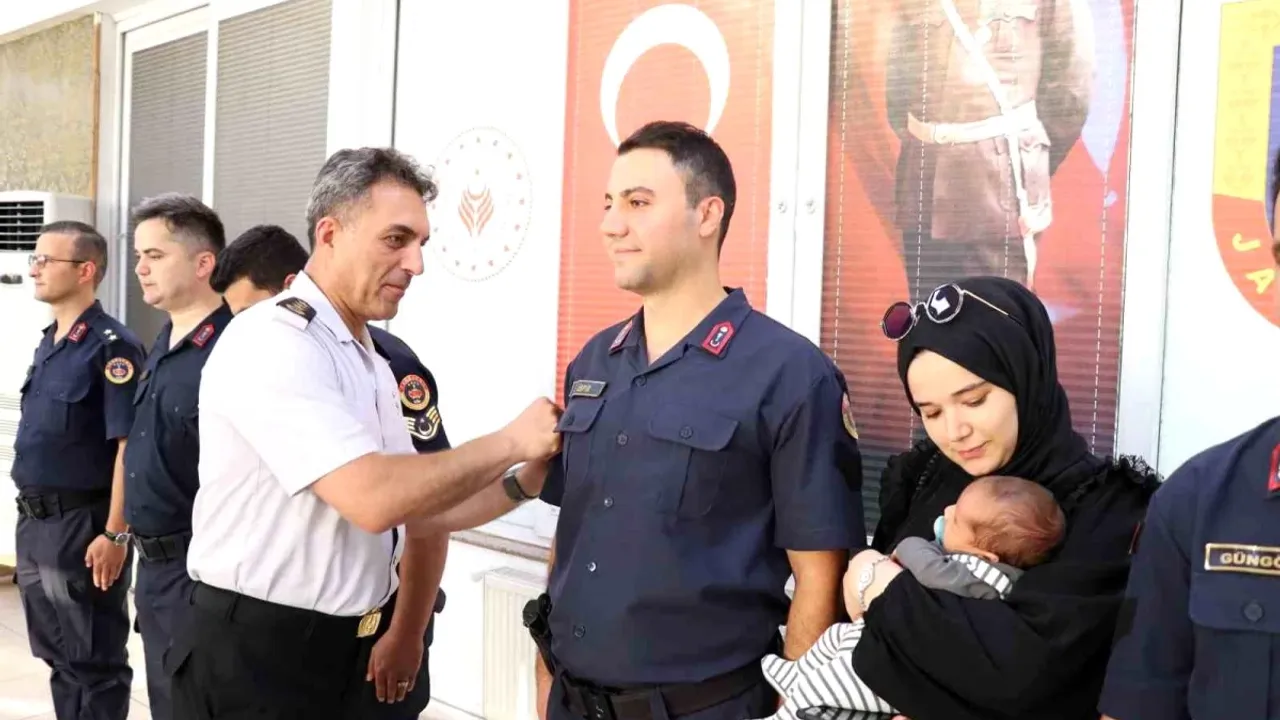 Zonguldak İl Jandarma Komutanlığı'nda 108 personel rütbe aldı