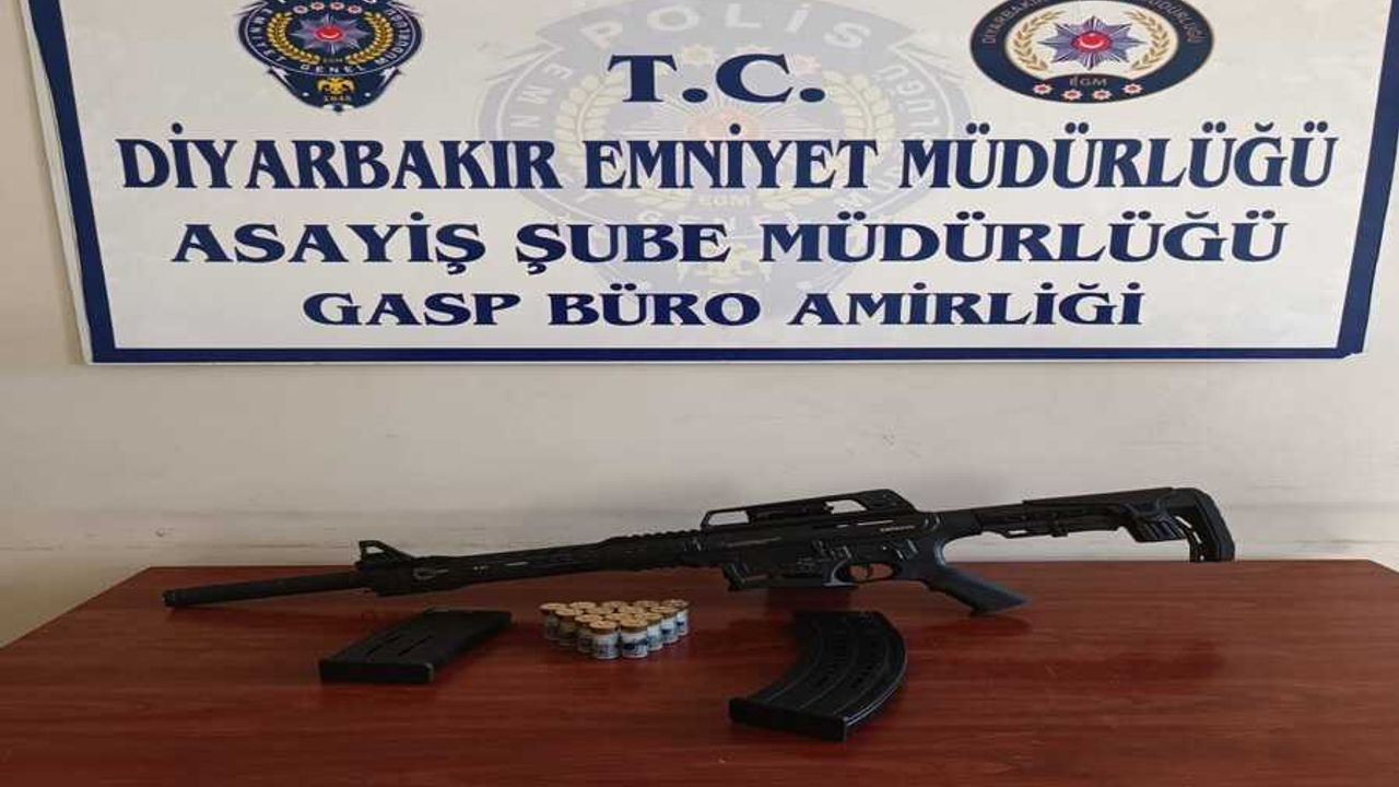 Diyarbakır'da av tüfeği ile havaya ateş eden şüpheli yakalandı