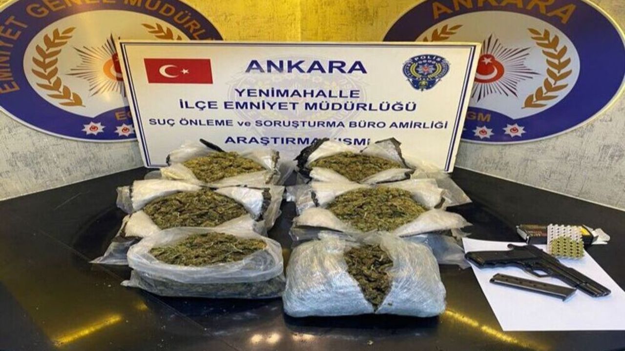 Ankara'da uyuşturucu sattığı iddia edilen 2 şüpheli yakalandı