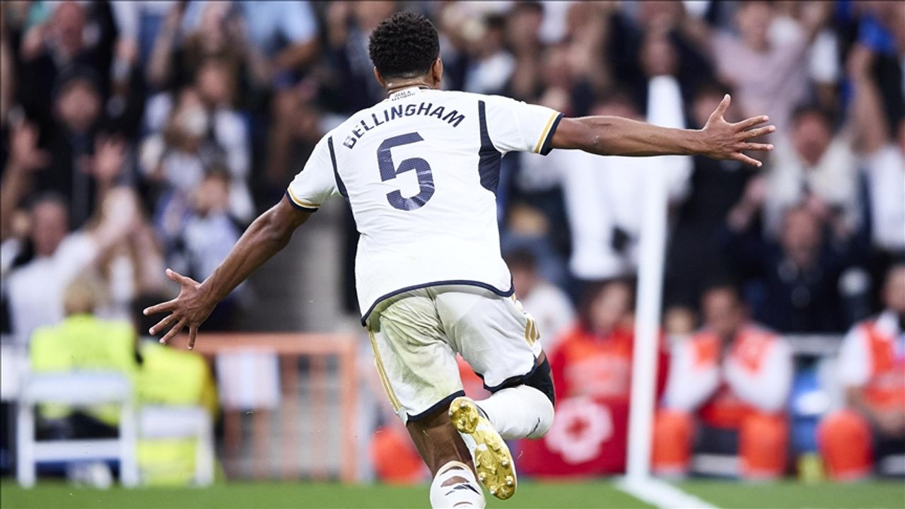 Real Madrid, Bellingham'ın uzatmalarda attığı galibiyet golüyle liderliğini korudu