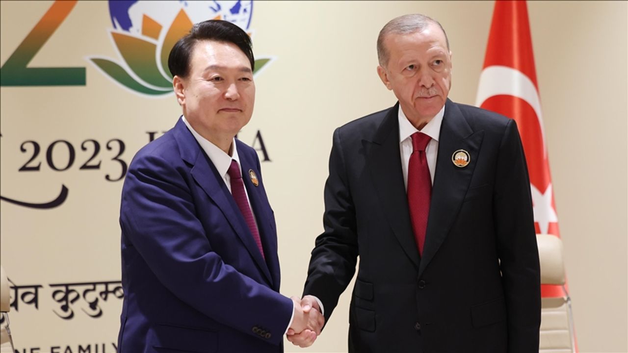 Cumhurbaşkanı Erdoğan, Güney Kore Devlet Başkanı Yoon ile görüştü