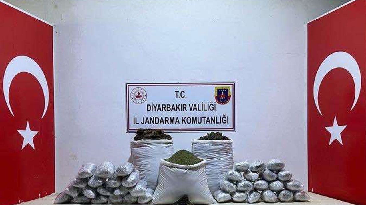 Diyarbakır'da uyuşturucu operasyonunda 103 kilogram uyuşturucu ele geçirildi