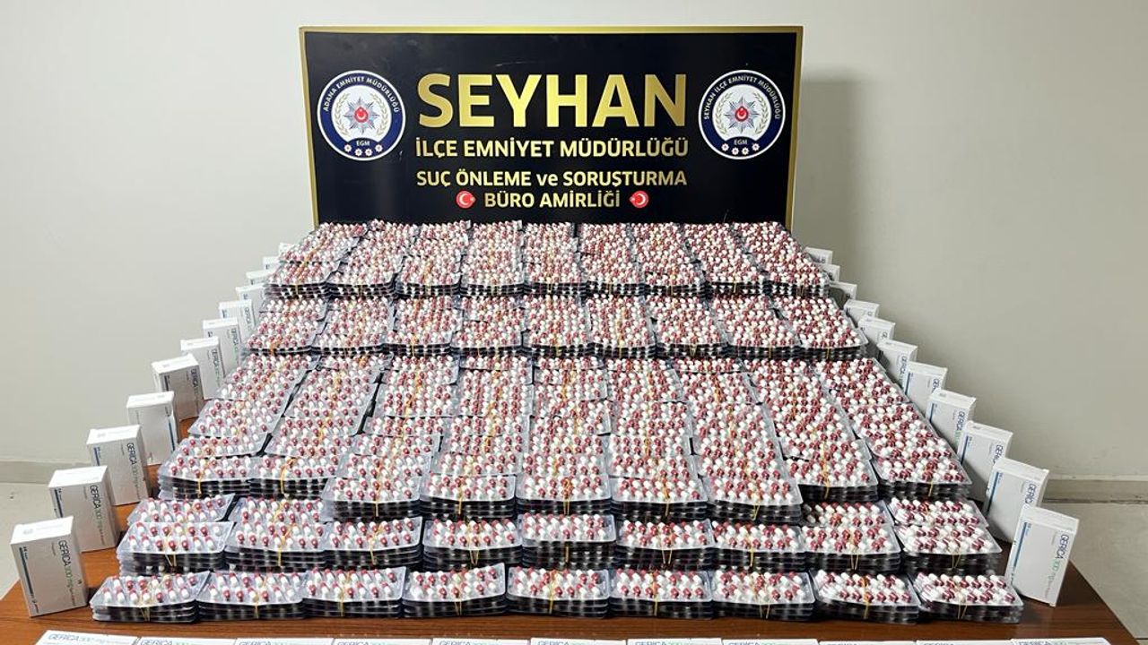 Adana'da bir araçta 41 bin 6 uyuşturucu hap ele geçirildi