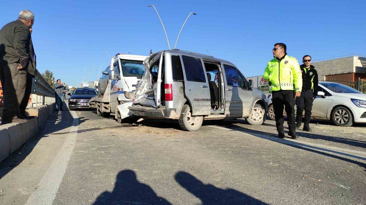 Şanlıurfa’da zincirleme trafik kazası: 7 yaralı