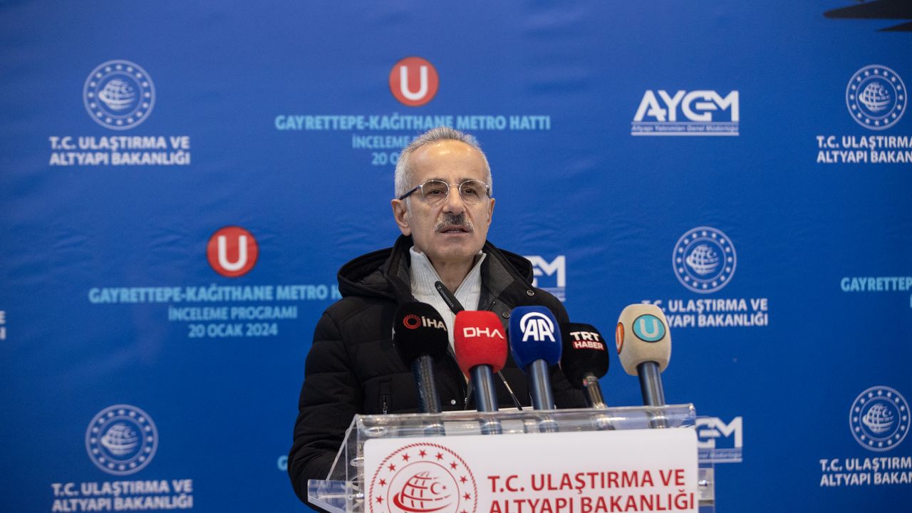 Ulaştırma ve Altyapı Bakanı Uraloğlu: Türkiye'de ilk defa bir metro projesinde 10 adet TBM aynı anda kullanıldı
