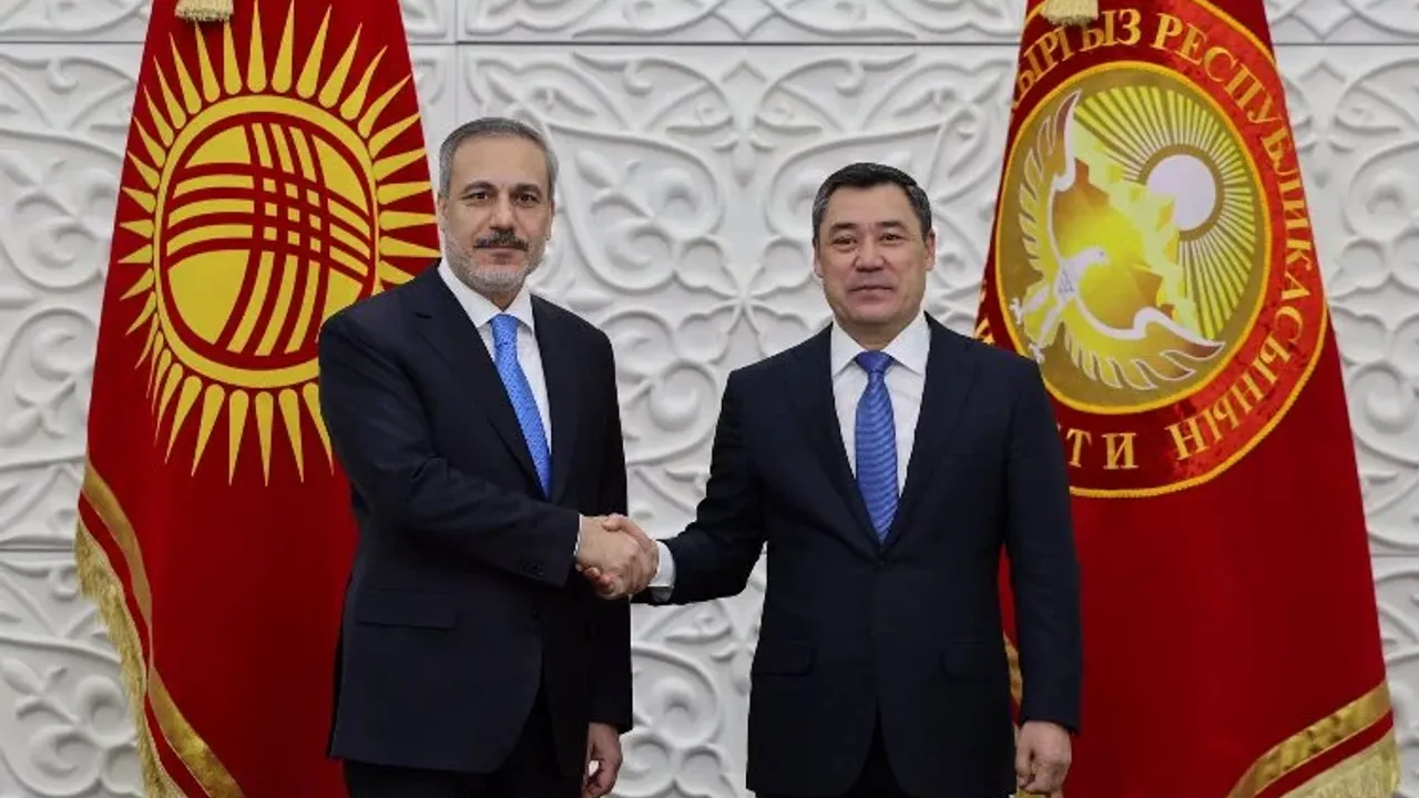 Bakan Fidan ve Kırgızistan lideri Caparov, iki ülke arasındaki stratejik ortaklığın gelişmesini görüştü