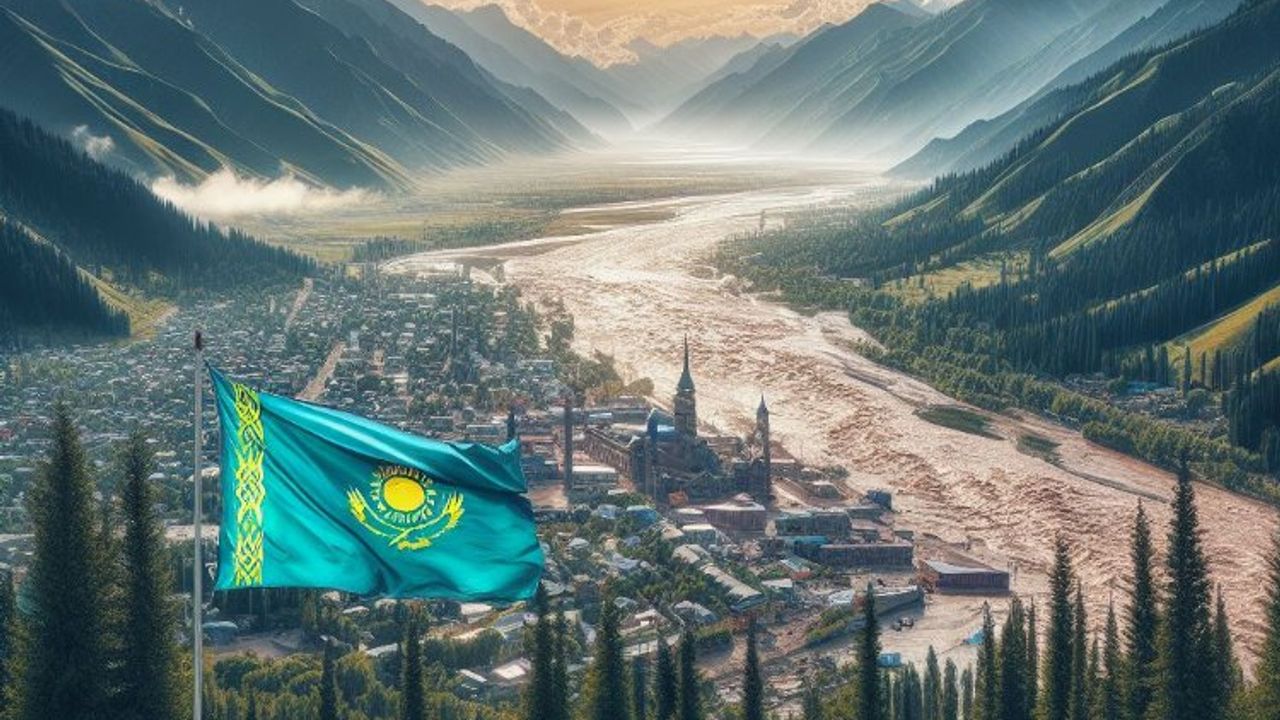 Kazakistan'da sel riski büyüyor