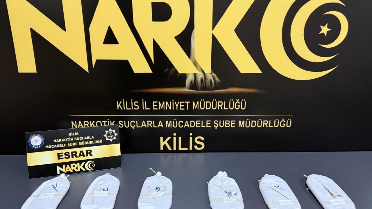Kilis'te uyuşturucu operasyonunda 1 zanlı tutuklandı