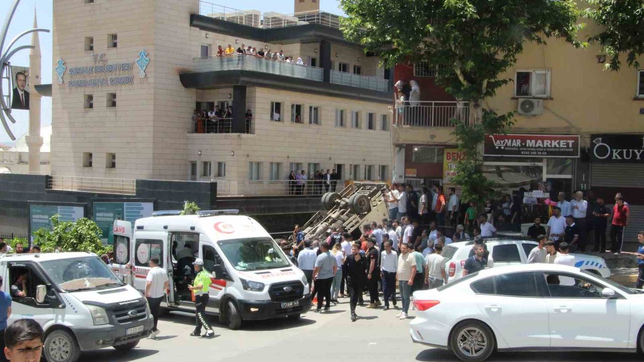 Şırnak'ta kaza: 4 kişi yaralandı