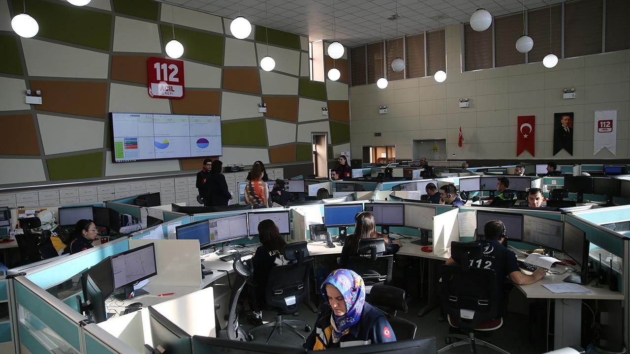 112 Acil Çağrı Merkezleri, bir yılda 97 milyon kez arandı