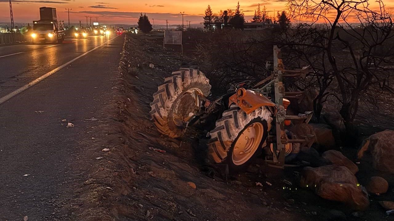 Şanlıurfa’da traktör devrildi: 2 ağır yaralı