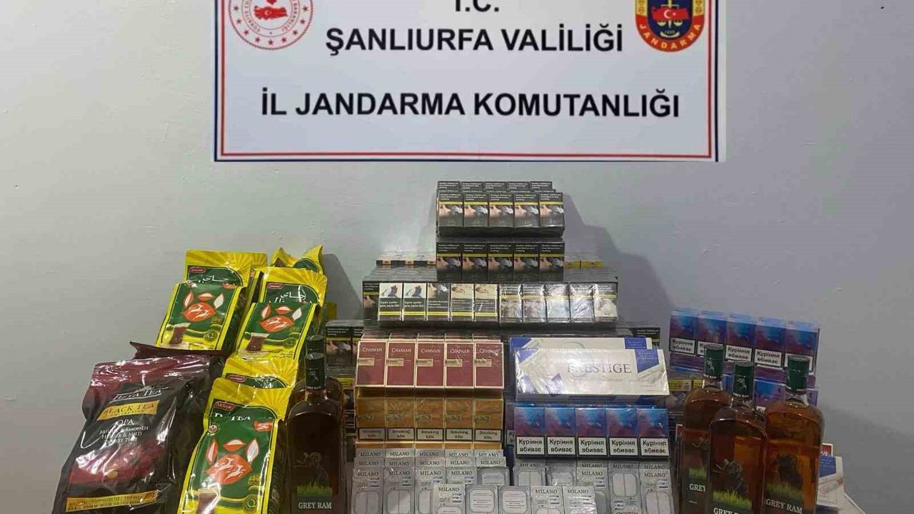 Şanlıurfa’da kaçakçılara operasyon