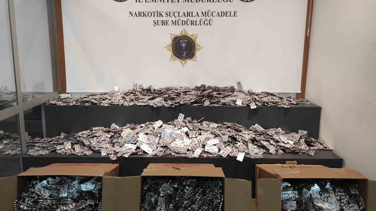 Samsun’da 110 bin yasaklı madde ele geçirildi