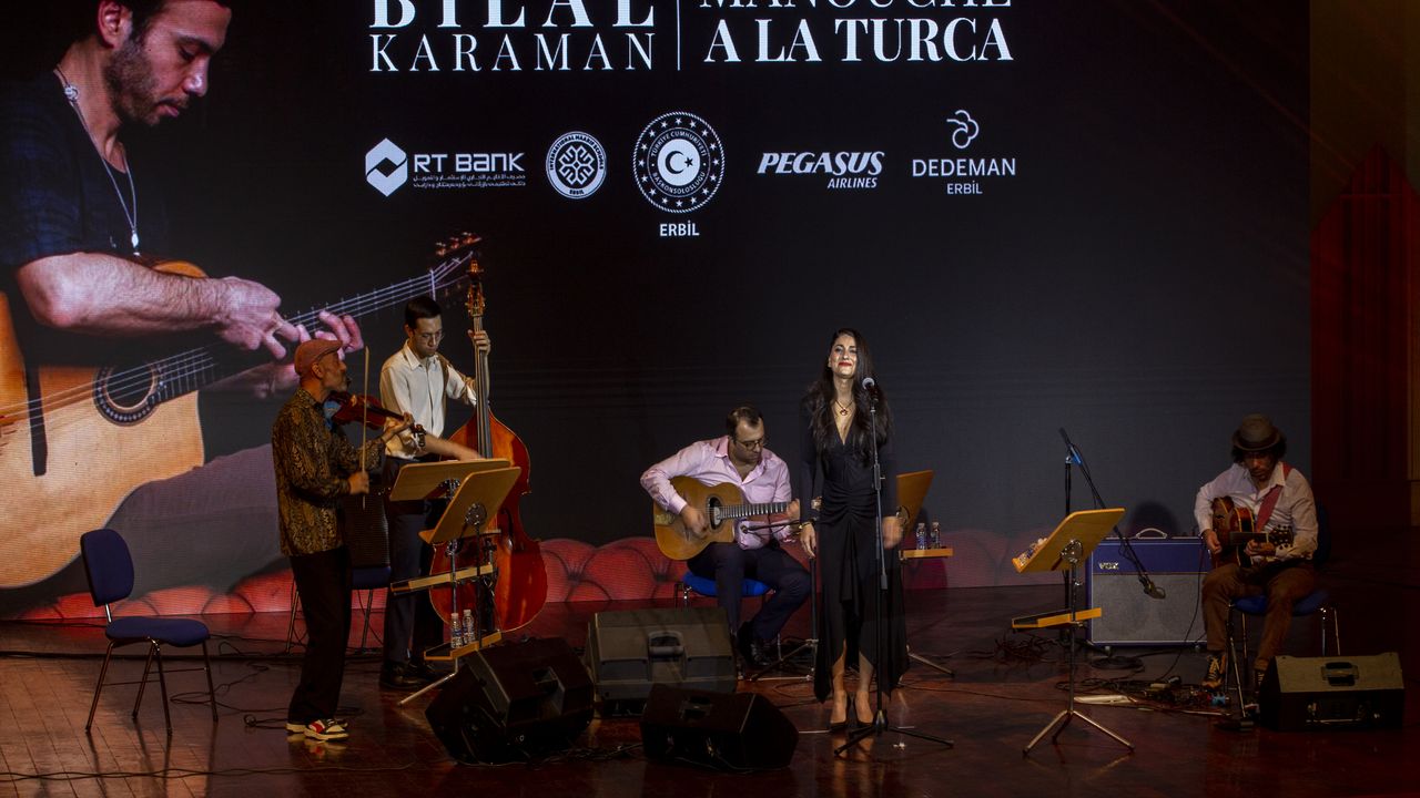 Türkiye’nin Erbil Başkonsolosluğu Cumhuriyet’in 102. yılı dolayısıyla konser düzenledi