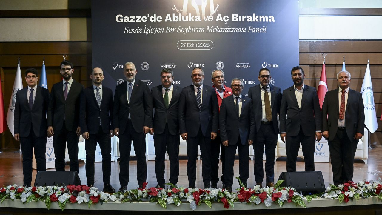 Gazze'de Abluka ve Aç Bırakma: "Sessiz İşleyen Bir Soykırım Mekanizması" paneli