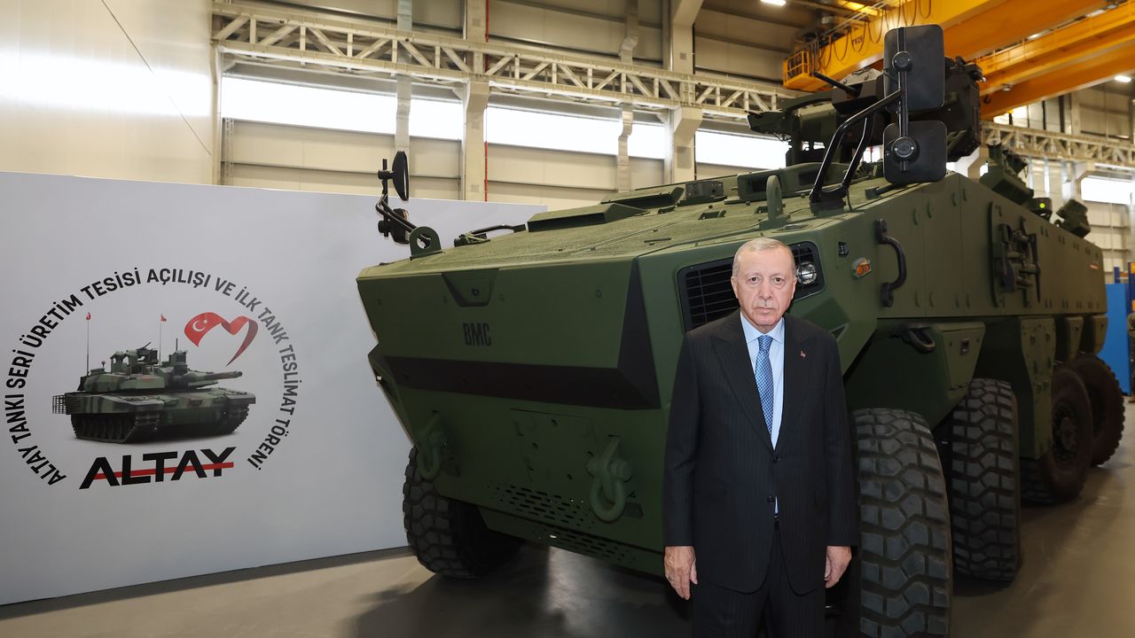Altay tankı envantere girdi... Cumhurbaşkanı Erdoğan: Her ay 8 Altay Tankı ile 10 Altuğ üretilecek