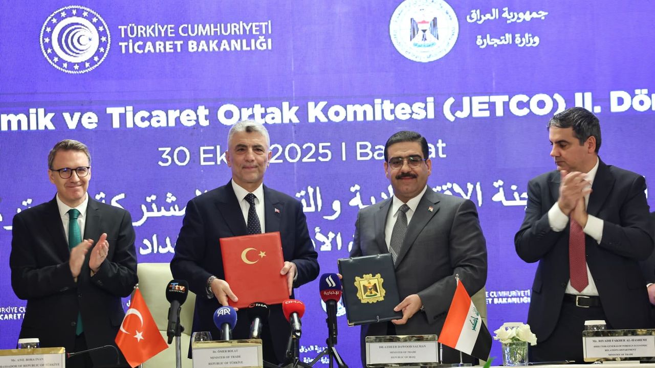 Türkiye ile Irak arasında "2. Dönem JETCO Protokolü" imzalandı