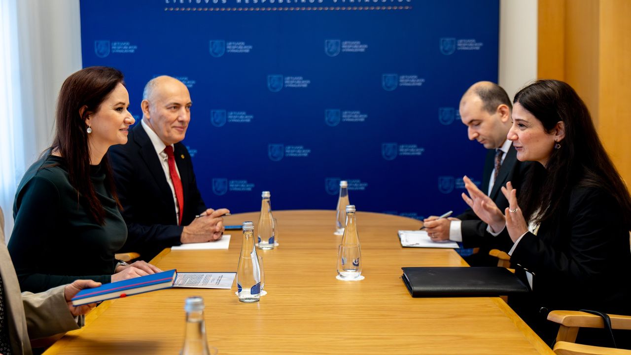 Litvanya Başbakanı Ruginiene, Türkiye’nin Vilnius Büyükelçisi Toplu’yu kabul etti