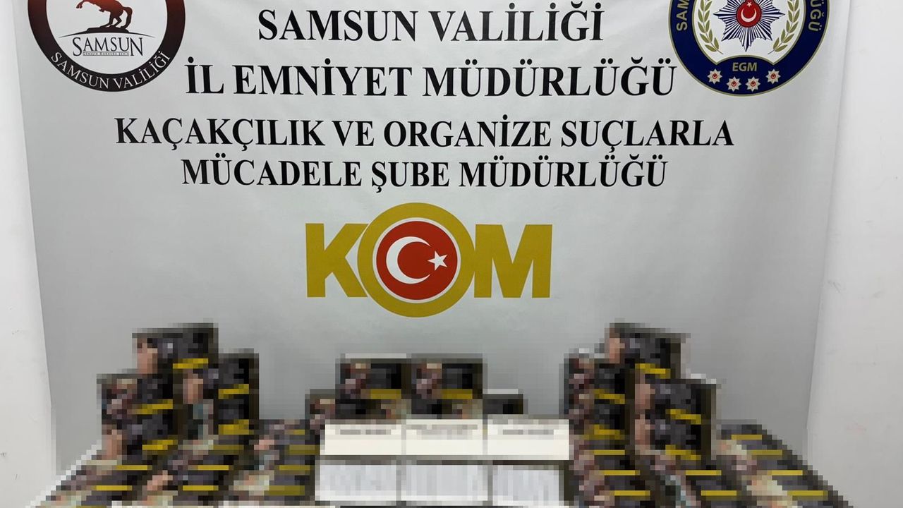 Tütün operasyonunda 12 bin 800 makaron ele geçirildi