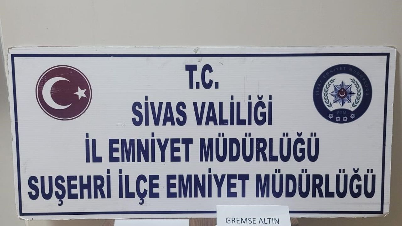 Piyasa değeri 1 milyon lira olan sahte altın ele geçirildi, 1 kişi tutuklandı