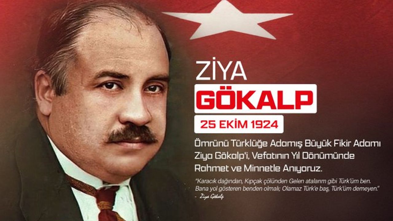 MHP’den Ziya Gökalp’i Anma Mesajı: Türklüğe Adanmış Bir Ömür