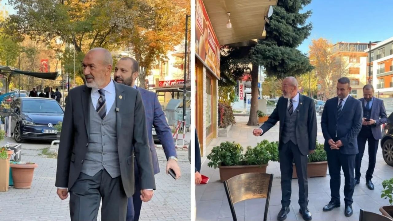 MHP'li Yıldırım esnaf ziyaretlerine devam etti: Her sözleri başımızın tacı, her talepleri baş vazifemizdir