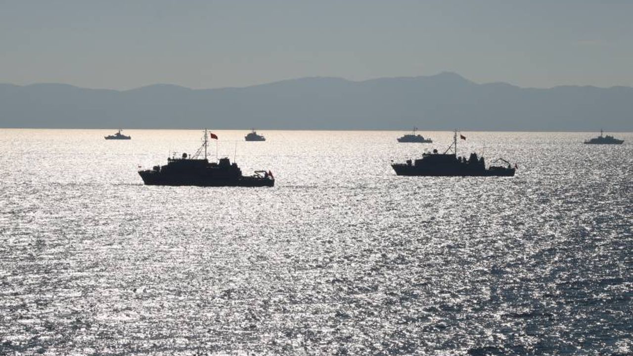 Saros'ta nefes kesen tatbikat