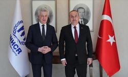 Bakan Çavuşoğlu, BM Mülteciler Yüksek Komiseri Grandi'yi kabul etti