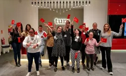 İstanbul Havalimanı'nda 19 Mayıs coşkusu yaşandı