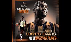 THY Euroleague'de sezonun en çok gelişim gösteren oyuncusu Nigel Hayes-Davis seçildi