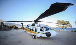 Mersin'de konuşlandırılan helikopter, olası orman yangınlarına "NEFES" olacak