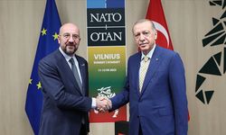 Cumhurbaşkanı Erdoğan, AB Konseyi Başkanı Michel'i kabul etti