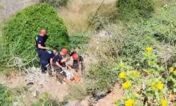Adana'da yamaçtan düşen kişi yaralandı