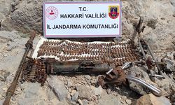 Hakkari'de PKK'nın cephaneliği ele geçirildi